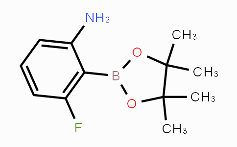 CAS No. 1418130-40-1, 2-Fluoro-6-aminophenylboronic acid pinacol ester