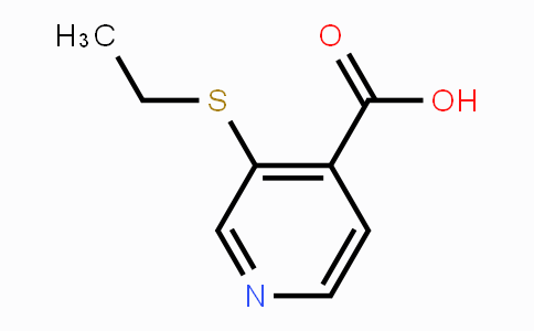 CAS No. 1192021-94-5, 3-(Ethylsulfanyl)pyridine-4-carboxylic acid