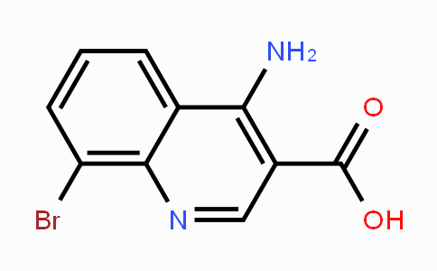 CAS No. 1242260-58-7, 4-Amino-8-bromoquinoline-3-carboxylic acid
