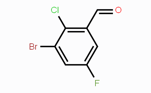 CAS No. 1807017-49-7, 3-Bromo-2-chloro-5-fluorobenzaldehyde