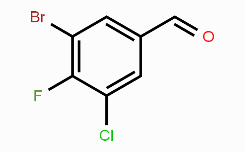 CAS No. 1806058-19-4, 3-Bromo-5-chloro-4-fluorobenzaldehyde