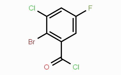 CAS No. 1806839-04-2, 2-Bromo-3-chloro-5-fluorobenzoyl chloride