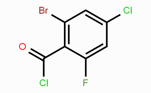 CAS No. 1805575-89-6, 2-Bromo-4-chloro-6-fluorobenzoyl chloride