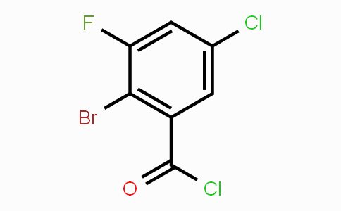CAS No. 1804897-40-2, 2-Bromo-5-chloro-3-fluorobenzoyl chloride