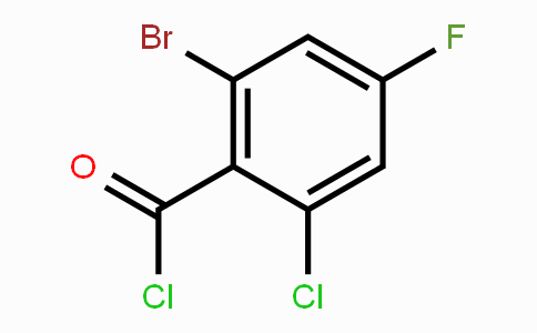 CAS No. 1805582-44-8, 2-Bromo-6-chloro-4-fluorobenzoyl chloride