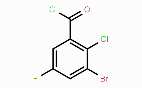 CAS No. 1804382-19-1, 3-Bromo-2-chloro-5-fluorobenzoyl chloride