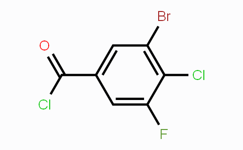 CAS No. 1807036-13-0, 3-Bromo-4-chloro-5-fluorobenzoyl chloride