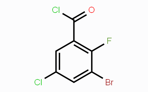 CAS No. 1806058-39-8, 3-Bromo-5-chloro-2-fluorobenzoyl chloride