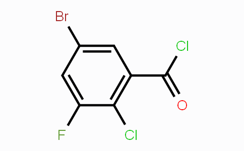 CAS No. 1805576-79-7, 5-Bromo-2-chloro-3-fluorobenzoyl chloride