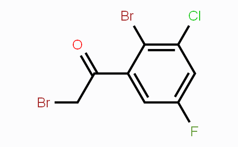 CAS No. 1806971-12-9, 2'-Bromo-3'-chloro-5'-fluorophenacyl bromide