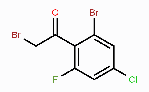 CAS No. 1806971-22-1, 2'-Bromo-4'-chloro-6'-fluorophenacyl bromide