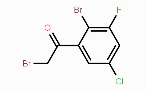 CAS No. 1807036-27-6, 2'-Bromo-5'-chloro-3'-fluorophenacyl bromide