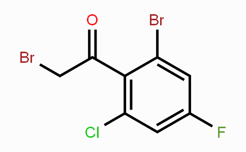 CAS No. 1806971-31-2, 2'-Bromo-6'-chloro-4'-fluorophenacyl bromide
