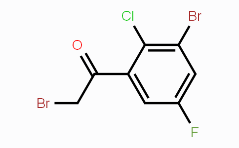 CAS No. 1805576-81-1, 3'-Bromo-2'-chloro-5'-fluorophenacyl bromide