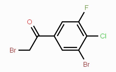 CAS No. 1807036-40-3, 3'-Bromo-4'-chloro-5'-fluorophenacyl bromide