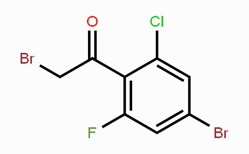 CAS No. 1805518-55-1, 4'-Bromo-2'-chloro-6'-fluorophenacyl bromide