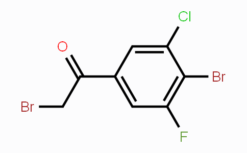 CAS No. 1805576-83-3, 4'-Bromo-3'-chloro-5'-fluorophenacyl bromide