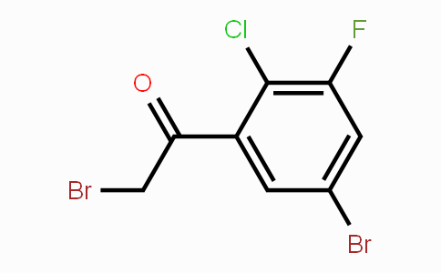 CAS No. 1804382-43-1, 5'-Bromo-2'-chloro-3'-fluorophenacyl bromide