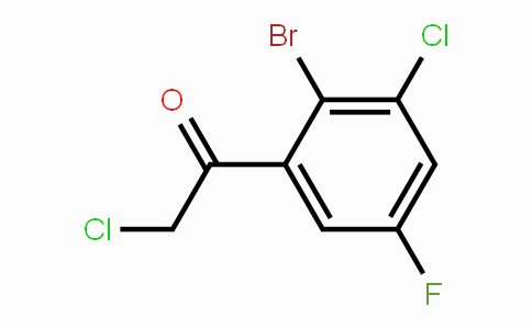 CAS No. 1805518-60-8, 2'-Bromo-3'-chloro-5'-fluorophenacyl chloride