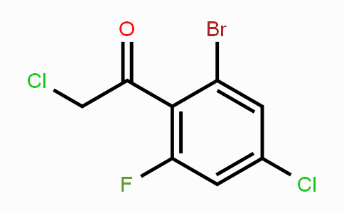CAS No. 1805582-72-2, 2'-Bromo-4'-chloro-6'-fluorophenacyl chloride