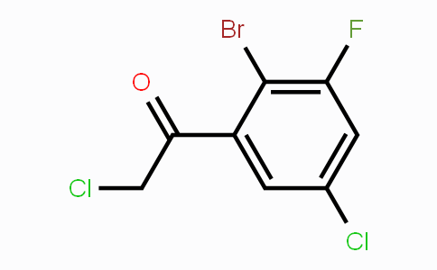 CAS No. 1805518-62-0, 2'-Bromo-5'-chloro-3'-fluorophenacyl chloride