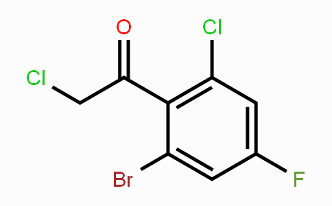 CAS No. 1804382-56-6, 2'-Bromo-6'-chloro-4'-fluorophenacyl chloride
