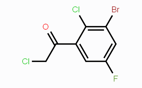 CAS No. 1805518-64-2, 3'-Bromo-2'-chloro-5'-fluorophenacyl chloride