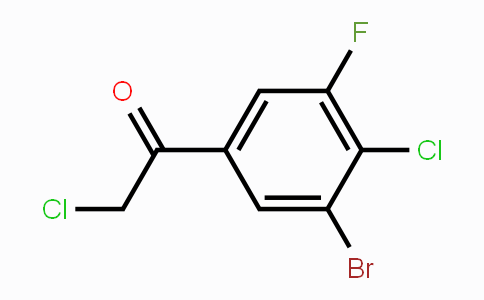 CAS No. 1805576-12-8, 3'-Bromo-4'-chloro-5'-fluorophenacyl chloride