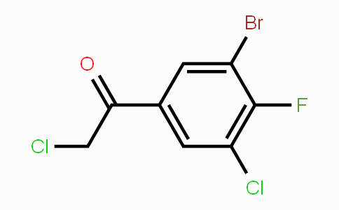 CAS No. 1807036-60-7, 3'-Bromo-5'-chloro-4'-fluorophenacyl chloride