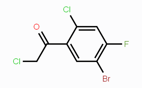 CAS No. 1806839-23-5, 5'-Bromo-2'-chloro-4'-fluorophenacyl chloride