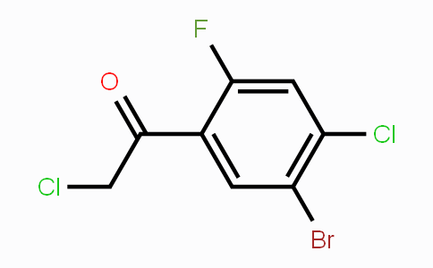 CAS No. 1805576-16-2, 5'-Bromo-4'-chloro-2'-fluorophenacyl chloride