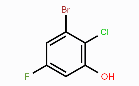 CAS No. 1805479-20-2, 3-Bromo-2-chloro-5-fluorophenol