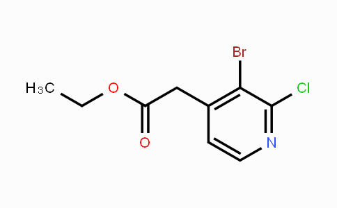 CAS No. 1805212-50-3, Ethyl 3-bromo-2-chloropyridine-4-acetate