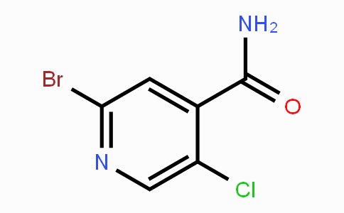 CAS No. 1807220-97-8, 2-Bromo-5-chloroisonicotinamide