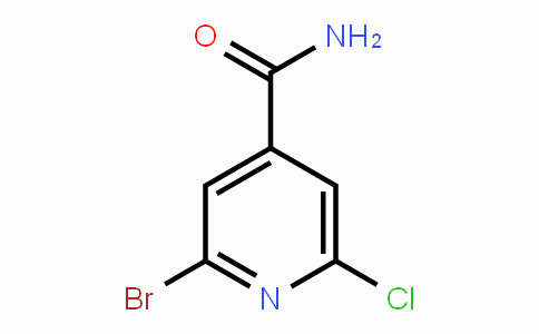 CAS No. 1807123-24-5, 2-Bromo-6-chloroisonicotinamide