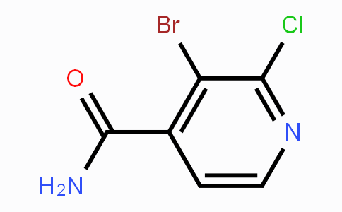 CAS No. 1804383-86-5, 3-Bromo-2-chloroisonicotinamide