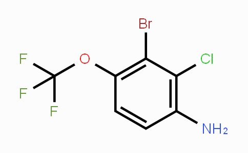 CAS No. 1805410-51-8, 3-Bromo-2-chloro-4-(trifluoromethoxy)aniline