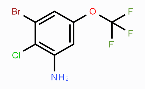 CAS No. 1805577-14-3, 3-Bromo-2-chloro-5-(trifluoromethoxy)aniline