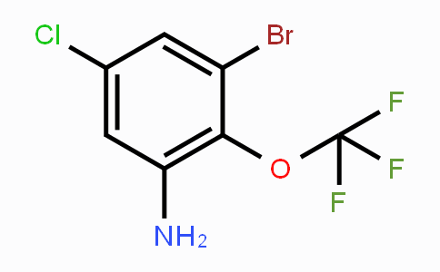 CAS No. 1807221-21-1, 3-Bromo-5-chloro-2-(trifluoromethoxy)aniline