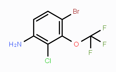 CAS No. 1804384-26-6, 4-Bromo-2-chloro-3-(trifluoromethoxy)aniline