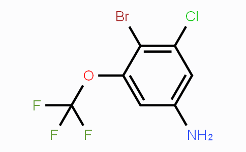 CAS No. 1806059-78-8, 4-Bromo-3-chloro-5-(trifluoromethoxy)aniline