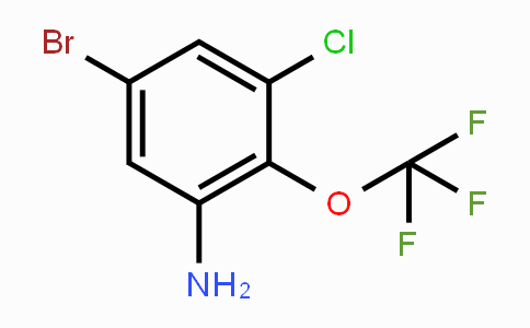 CAS No. 1807042-73-4, 5-Bromo-3-chloro-2-(trifluoromethoxy)aniline