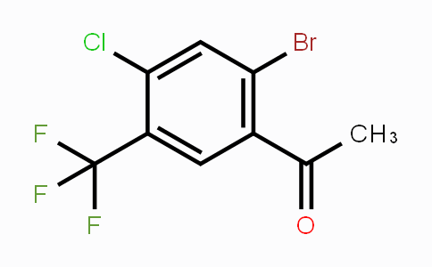CAS No. 1805584-92-2, 2'-Bromo-4'-chloro-5'-(trifluoromethyl)acetophenone
