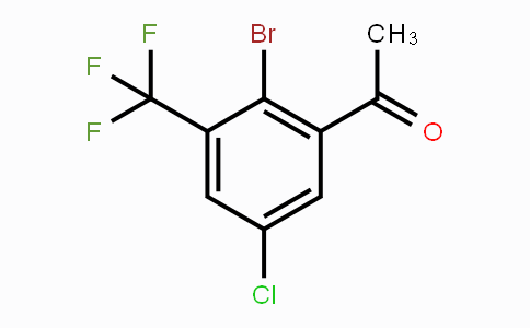 CAS No. 1805591-24-5, 2'-Bromo-5'-chloro-3'-(trifluoromethyl)acetophenone