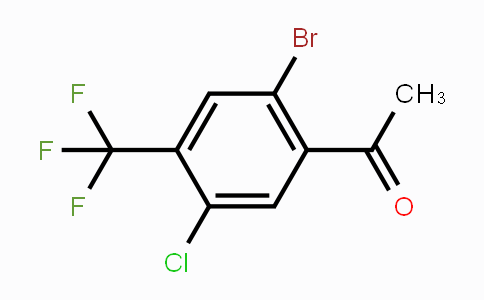 CAS No. 1805185-92-5, 2'-Bromo-5'-chloro-4'-(trifluoromethyl)acetophenone
