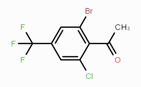 CAS No. 1805591-35-8, 2'-Bromo-6'-chloro-4'-(trifluoromethyl)acetophenone