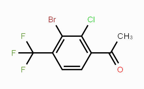 CAS No. 1807114-56-2, 3'-Bromo-2'-chloro-4'-(trifluoromethyl)acetophenone
