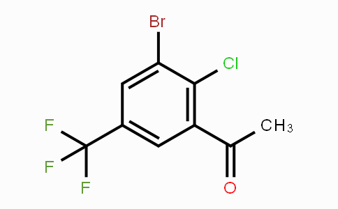CAS No. 1807042-85-8, 3'-Bromo-2'-chloro-5'-(trifluoromethyl)acetophenone