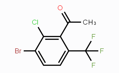 CAS No. 1807029-21-5, 3'-Bromo-2'-chloro-6'-(trifluoromethyl)acetophenone