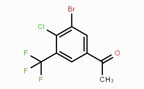 CAS No. 1807221-51-7, 3'-Bromo-4'-chloro-5'-(trifluoromethyl)acetophenone